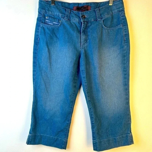Gloria Vanderbilt Cropped Capri Jeans - Picture 1 of 4